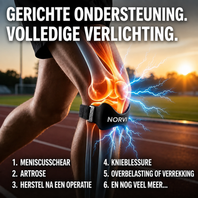 NORVI Precision Strap – Knieondersteuning die met je meebeweegt
