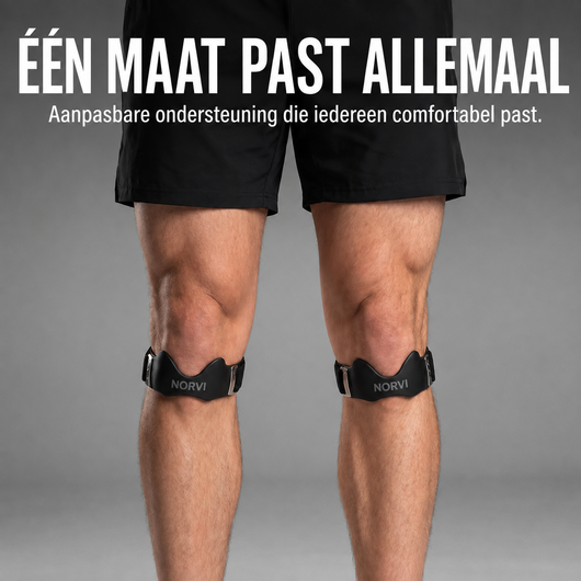 NORVI Precision Strap – Knieondersteuning die met je meebeweegt