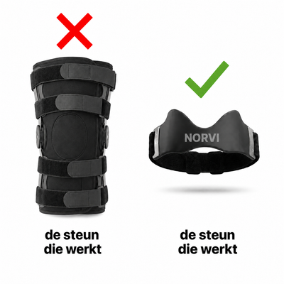 NORVI Precision Strap – Knieondersteuning die met je meebeweegt